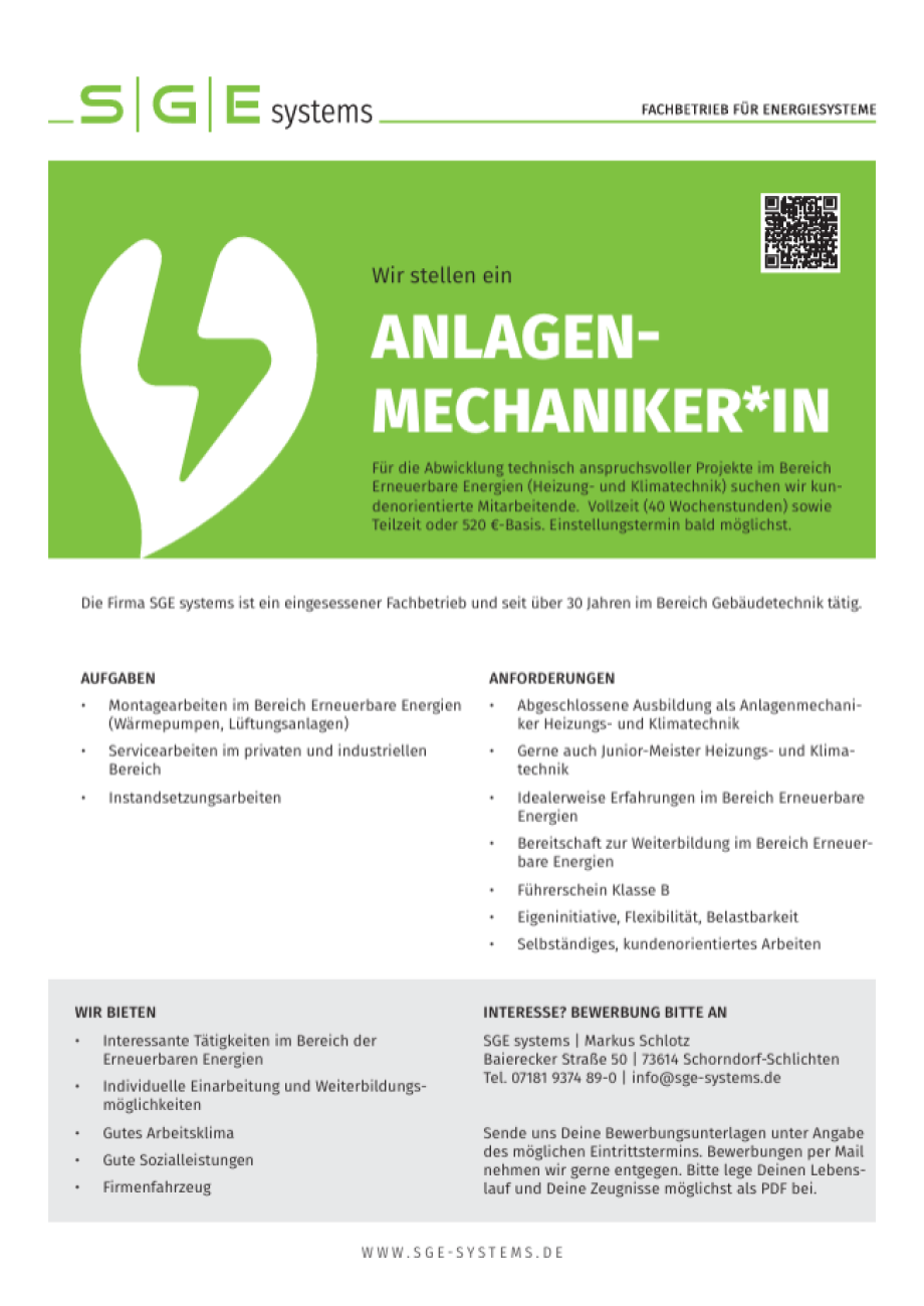 Jobs - Anlagenmechaniker