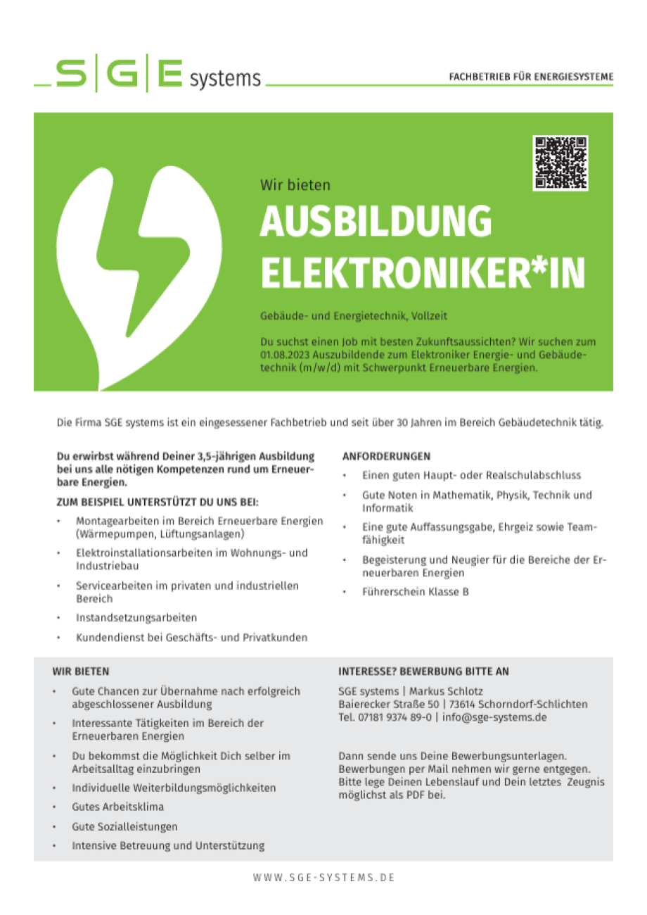 Jobs - Ausbildung Elektroniker